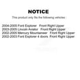 thumbnail image 2 of TOR Front Lower & Upper Suspension Ball Joints Kit for Car Ford Explorer Lincoln Aviator Mercury Mountaineer - Left Right Side (Driver Passenger) KTR-101812, 2 of 2