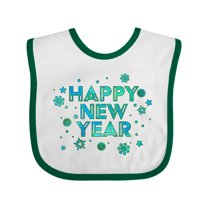 Inktastic Happy New Year Boys or Girls Baby Bib