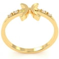 thumbnail image 3 of Pisces Zodiac Sign Diamond Ring In Solid 14k Yellow Gold, 3 of 6