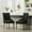 Charcoal, variant on Wingback and Button Tufted Style | Add a Touch of Traditional Charm | Receive All Parts and Instructions