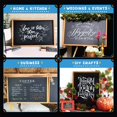 thumbnail image 6 of VersaChalk Wooden Chalkboard, 18"x24", Magnetic, Includes White Fine Tip Marker, 6 of 8