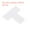 White, variant on Uxcell 5s Location Marking Corner 2x2x0.8" 25 Pack T Shaped Floor Marker for Table, Desk, Floor, Green
