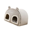 thumbnail image 4 of Casa de cama para gatos perfecl Gris 50x40x40cm, 4 of 8