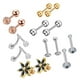 thumbnail image 2 of Conjunto de joyas para el cuerpo s Lengua Ceja Labio Vientre Ombligo Anillo Piercing Venta al por mayor Jinwen Perforación de joyería corporal, 2 of 6