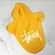 thumbnail image 5 of Abrigo con capucha para perros de clima frío Ropa con capucha suave para perros Suministros para mascotas (8XL amarillo), 5 of 9