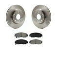 thumbnail image 1 of Transit Auto Front Disc Brake Rotors and Semi-Metallic Pads Kit for Car Honda Civic K8S-100630, 1 of 2