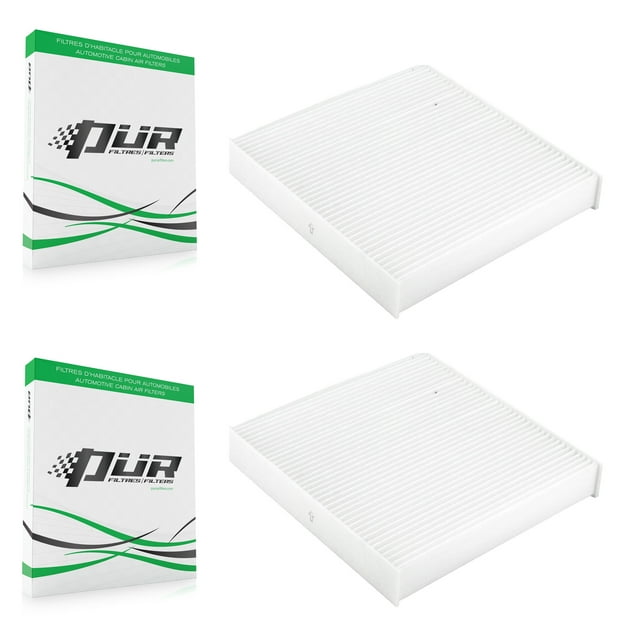 PUR Cabin Air Filter (2 Pack) for Car Fiat 500 K54-100015