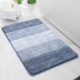 thumbnail image 3 of Tnobhg Gradient Color Bath Mat Modern Quick Drying Soft Anti-slip Thick Super Absorbent Entry Door Shower Rug Floor Pad Bathroom Supplies, 3 of 8