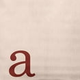 thumbnail image 2 of Simply Daisy 20" x 20" Modern Monogram Decorative Throw Pillow, Maple Red, 2 of 3