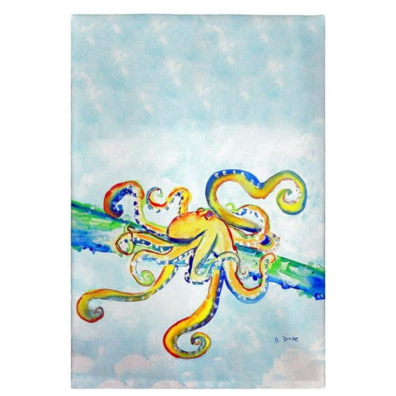 Betsy Drake GT637 Crazy Octopus Guest Towel
