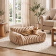 thumbnail image 5 of MIRVAXEN All‑Season Washable Pet Sofa Bed,Pet Bed With Removable Zipper Cover, Base Soft Support Cushion Bed for Dogs and Cats(Brown), 5 of 7