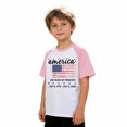 thumbnail image 4 of 250th Anniversary Usa Shirt Boys Girls 4th of July T-Shirt Crewneck Short Sleeve American Flag Tees Casual Summer Tops Graphic Tees for Kids Daily Wear, 4 of 5