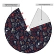 thumbnail image 2 of Lsque Thanksgiving Seamless Pattern Print Christmas Tree Skirt, Tree Skirt with Ties or Velcro, Perfect for Holiday Decorations, Halloween, and New Year-48", 2 of 7