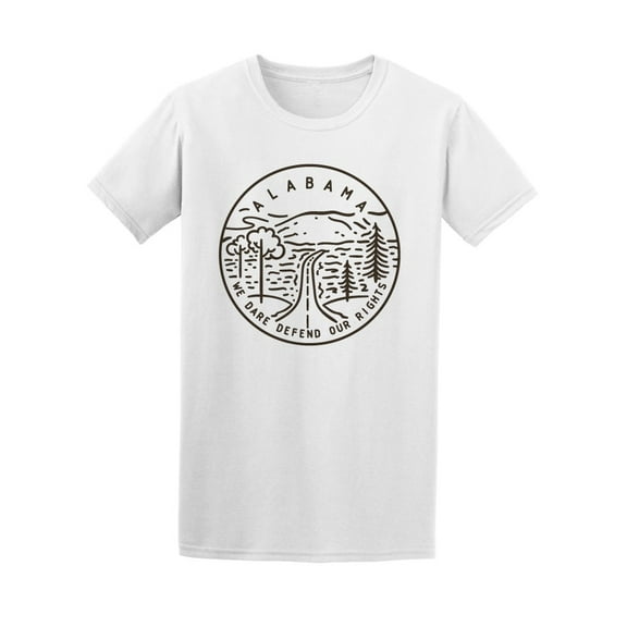 Alabama Logo T-Shirt Men -Image by Shutterstock, Male 4X-Large