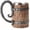 Wood Barrel, variant on Vintage Faux Oak Wood Barrel Beer Mug, Medieval Retro Viking Stainless Steel Coffee Cup Stein Tankard,17oz/500ML Cup Mug,Unique Gift
