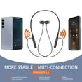 Neckband Bluetooth 5.3 Headphones, Around The Neck Wireless Workout Earbuds with