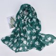 thumbnail image 2 of HNMKIU Wraps Irish Saint Classic Pattern Printed Long Scarf Women's Shawl Wrap Army Green,A, 2 of 6