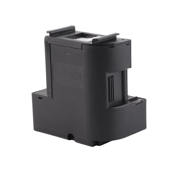Caja de mantenimiento de repuesto con chip inteligente, esponja incorporada, contenedor de residuos de tinta de plástico, accesorio de impresora T04D1