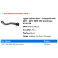thumbnail image 2 of Upper Radiator Hose - Compatible with 2015 - 2016 BMW 428i Gran Coupe N20B20A, 2 of 2