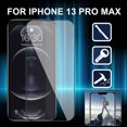 thumbnail image 1 of 1PCS Cubierta completa 9H Cubierta templada Protector de pantalla de vidrio templado 3D para iPhone 13, 1 of 3