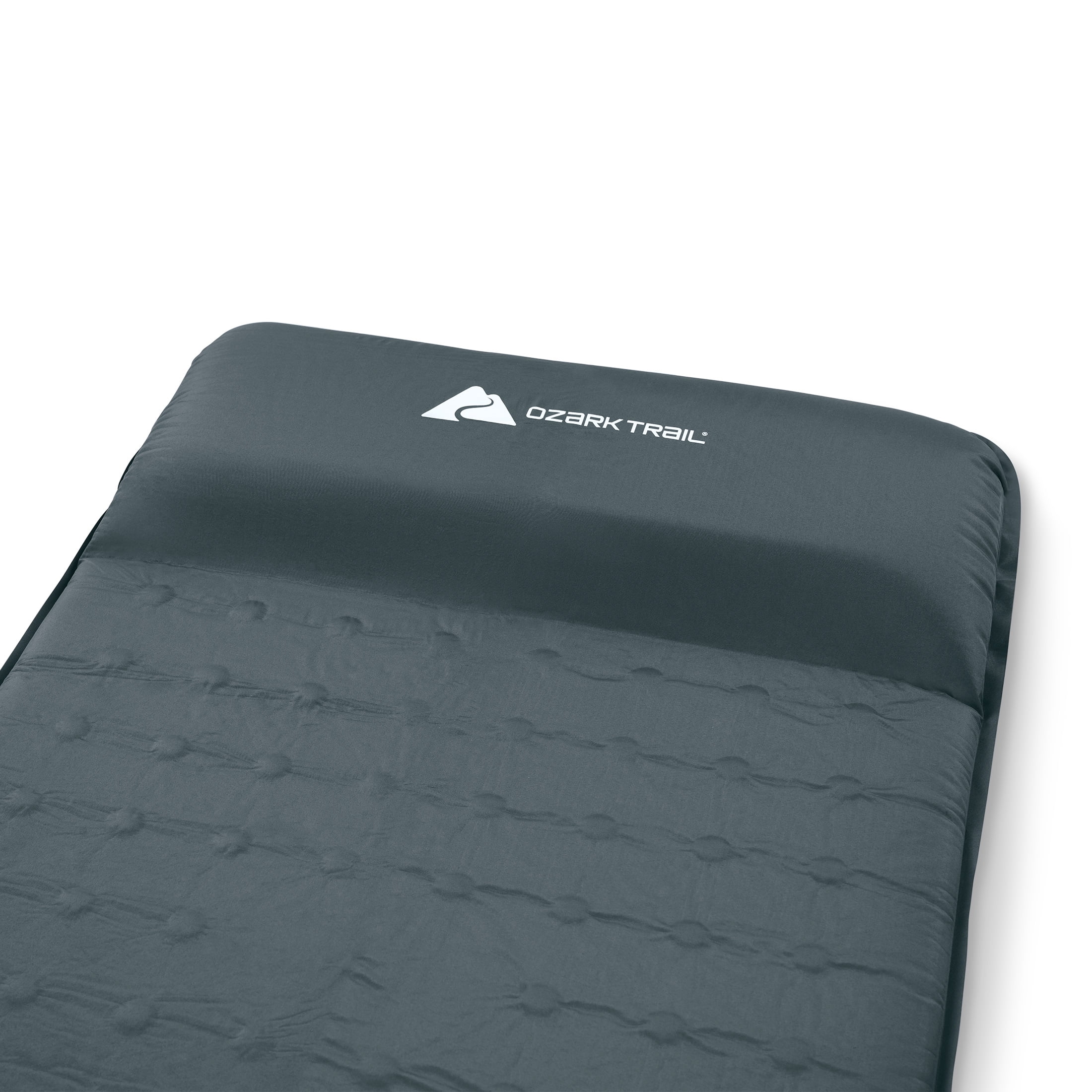 Ozark Trail Self-Inflating Camp Pad with Pillow - Grey, Adult, 78