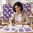 thumbnail image 5 of XaaKee Tapestry Wall Hanging, Purple Butterflies Vintage Nature Tapestry, High-Quality Polyester Tapestry For Bedroom, Perfect For Living Room And Bedroom Decor, 60x40Inch, 5 of 9