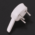 thumbnail image 4 of 60 Pcs Plastic Heavy Wall Picture Frame Hooks Hangers 3-Pin Small White, 4 of 7