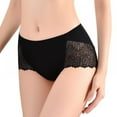 thumbnail image 1 of Stibadium Women's Underwear Cotton Seamless Stripes Panties Low Waist M-2XL Plus Size, 1 of 7