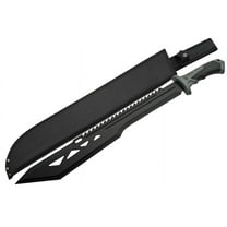 25" Black Macho Machete with Sheath