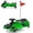 Green, variant on Ride On Drift Kart, 24V Electric Go Kart with 180W Brushless Motors, Up to 7.5 mph Variable Speed Battery Powered Outdoor Ride On Toy with LED Light Soft Start for Kids 8-12, Black
