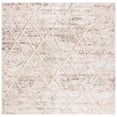 thumbnail image 2 of Safavieh Ravine Nancy Geometric Shag Area Rug, Beige/Ivory, 6'7" x 6'7" Square, 2 of 10