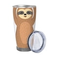 thumbnail image 2 of Salouo Cute Sloth In Yoga Pose Tree Print 20oz Tumbler with Lid,Stainless Steel Vacuum Insulated Tumbler Durable Insulated Coffee Mug Thermal Cup with Splash Proof Sliding Lid-Straw Two-piece Set, 2 of 8
