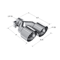 thumbnail image 4 of MBRP Exhaust T5178 Pro Series Exhaust Tip, 4 of 6