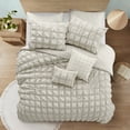 thumbnail image 2 of Grace Living Emilyn 7pc King/California King Duvet Set, Beige, 2 of 8