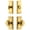 Lifetime Brass, variant on Grandeur 833852 Carre Solid Brass Single Cylinder Keyed Entry Knobset And Deadbolt Combo