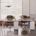 thumbnail image 3 of Executive Computer Work Desk Modern Accessories Simple Computer Study Table Manicure Escritorio Habitacion Furniture HD50WD My Lux Decor Round, 3 of 12