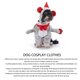 thumbnail image 3 of Adorable y Divertido Disfraz de Perro Navideño Ropa Suave y Transpirable para Mascotas con Tocado Perfecto para Fiestas Diarias ANGGREK Otros, 3 of 8