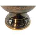 thumbnail image 4 of Natural Geo Brass Vintage Black/Gold 15" Table Vase, 4 of 5