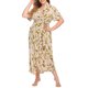 thumbnail image 2 of Camisón, Batas de tumbona para mujer Floral de manga corta de talla grande camisones sueltos vestido Meterk 3X-grande, 2 of 7