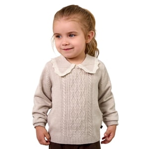 Modern Moments Decorative Collar Sweater, 12M-5T