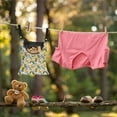 thumbnail image 3 of ZIATUBLE Lemon Clothes Pins with Bag Floral Storage Bag Clothespin 2 Pcs Abrasion Resistant Hanging Pantry Organizer for Storage Bags Large Capacity Hanging Clothes Pins Bag Holder Outdoor, 3 of 7