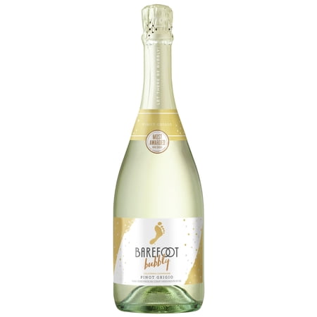 Barefoot Bubbly Pinot Grigio Wine, 750 ml