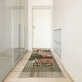 thumbnail image 2 of Ambesonne Modern Boho Decorative Rug Carpet, Mid Century Monstera, 2' 5" x 7' 5", Redwood Pale Camel, 2 of 3