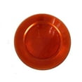 thumbnail image 4 of BalsaCircle 24 Orange 13" Crystal Beaded Acrylic Wooden Textured Round Charger Plates, 4 of 5