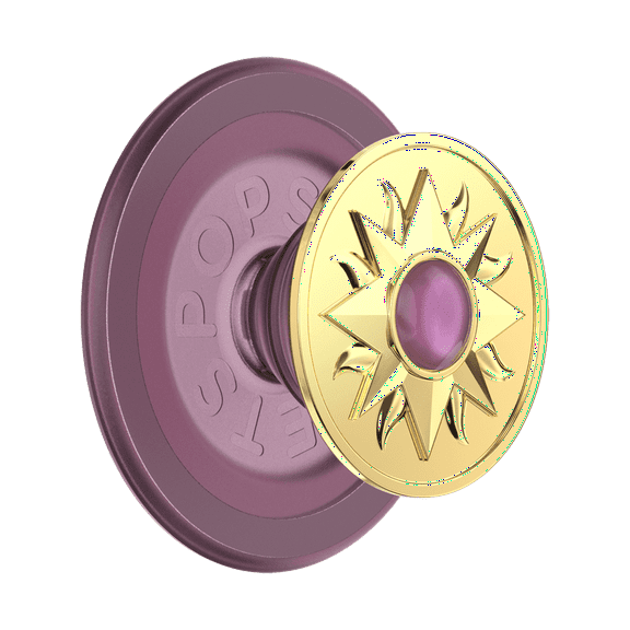 PopSockets MagSafe Phone Grip with Kickstand and Swappable Top - Anamel Sun Jewel Mauve