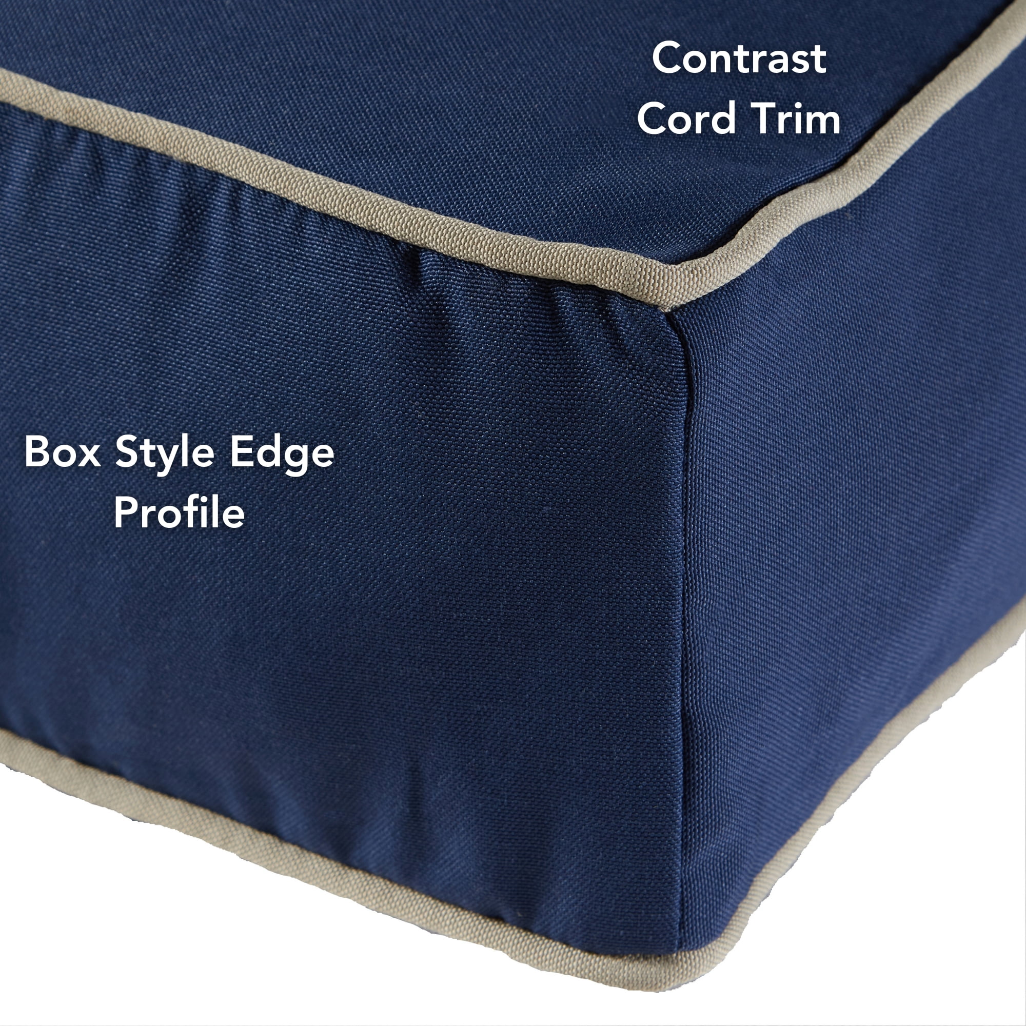 Happy Hounds Casey Indoor/Outdoor Pillow Style Dog Bed, Navy, Extra Small (24 x 18 in.)
