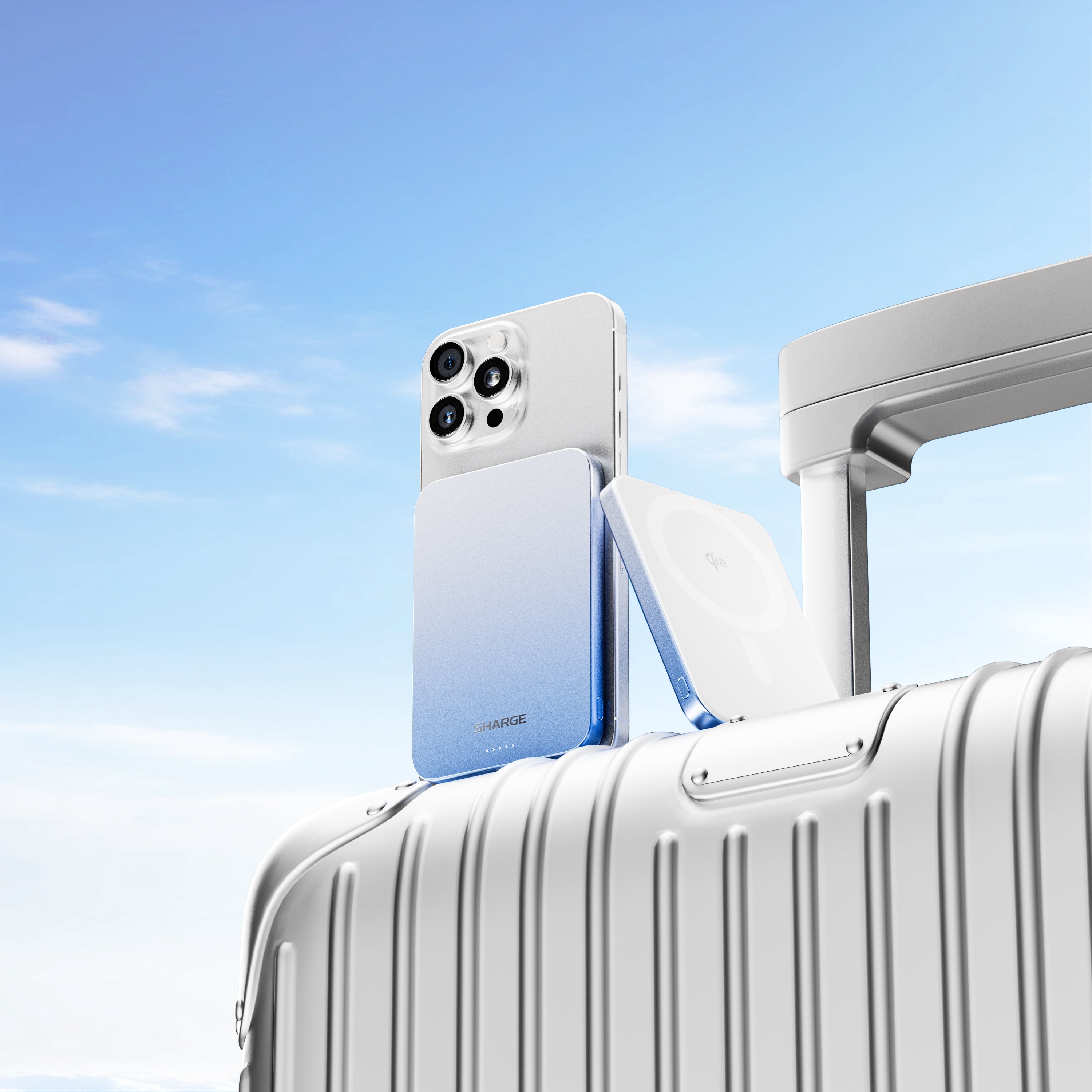 AeroMag Magsafe Portable Charger,Ultra-Slim 10,000mAh Magnetic Power Bank, Qi2 Fast Charging Battery Pack Designed for iPhone 17 Pro/16/15/14