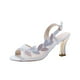 thumbnail image 1 of Amzcrzy Zapatos de mujer,Zapatos de mujer,Zapatillas de mujer, Sandalias de mujer con tacón de bloque y diamantes de imitación, tacón alto, punta abierta, elegantes y casuales, de cuero. Sandalias Mu, 1 of 6