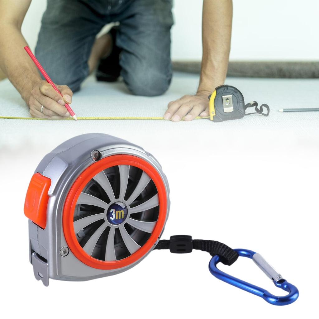 MOMOJIA Self Locking Tape Measure with Hand Strap Furniture Making Tape for Indoor Renovations & Furniture Making Project