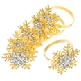 thumbnail image 4 of Miangastore Wedding Napkin Fixing Rings Golden Alloy Napkin Holders 1 Set, 4 of 8